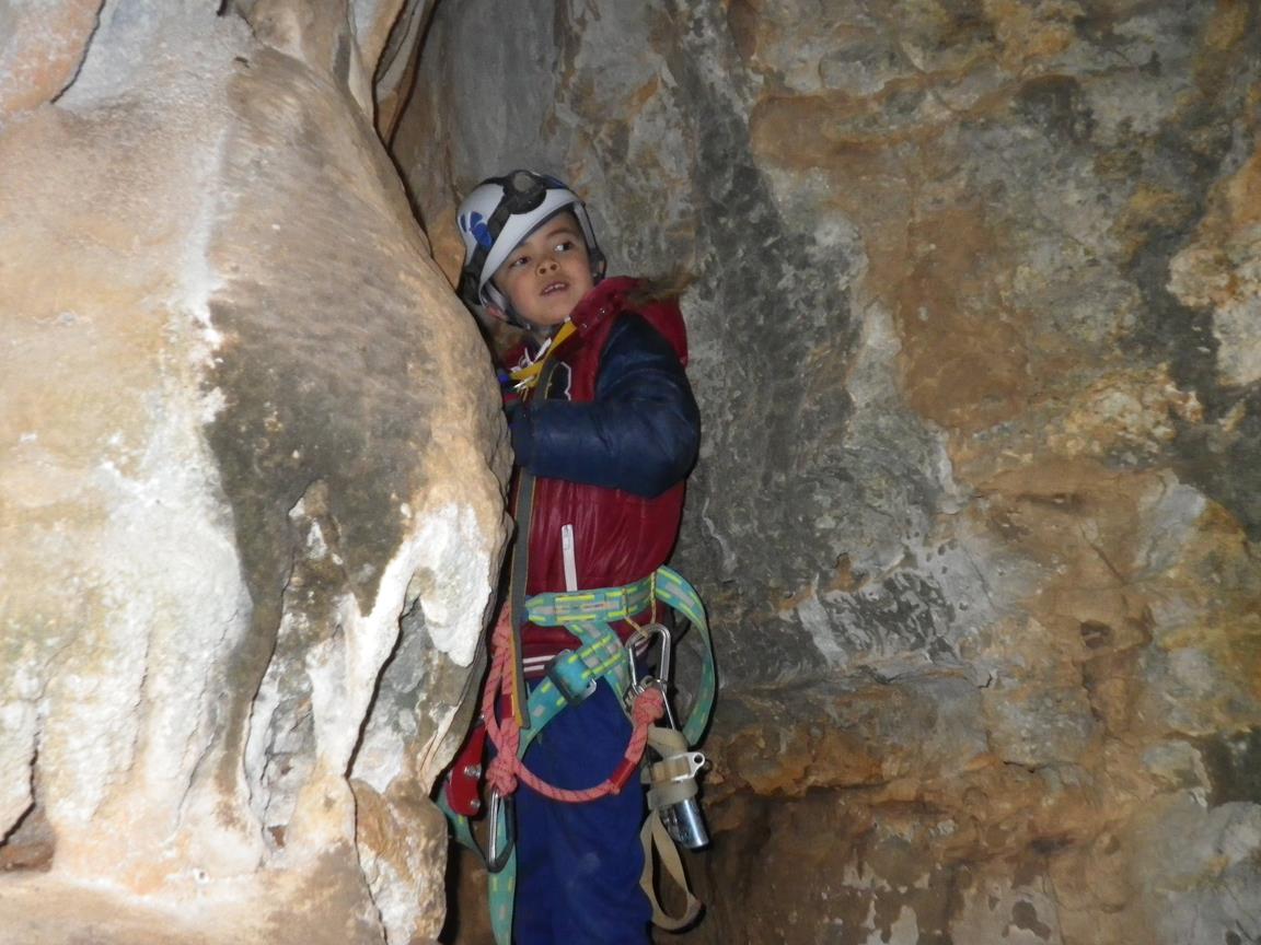 initiations aux  gouffres des 4 chênes st Baume