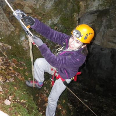 initiations aux  gouffres des 4 chênes st Baume