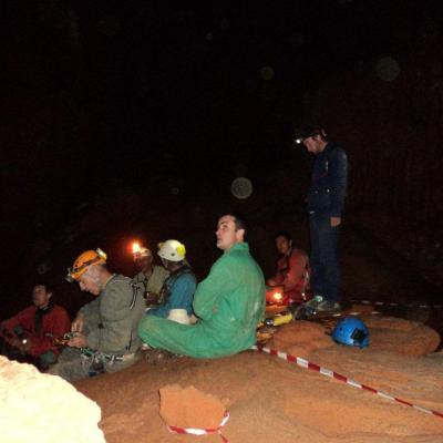 sortie spéléo au gouffre du tipauganahé 83 var