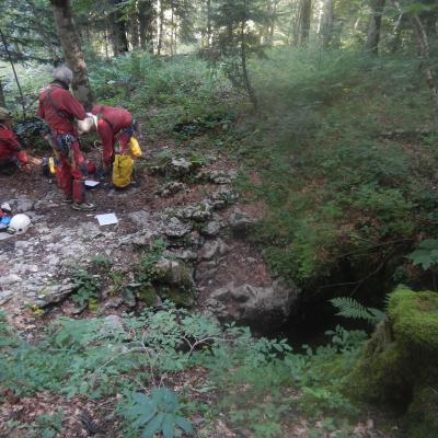 Scialet et grotte du Brudour