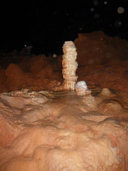 stalagmites