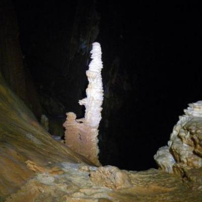 stalagmites