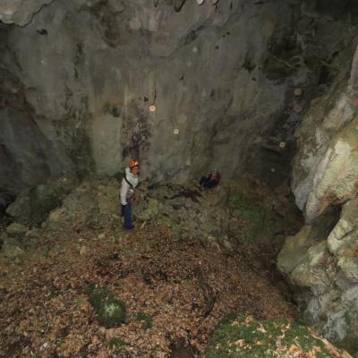 initiations aux  gouffres des 4 chênes st Baume