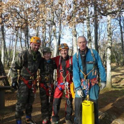 initiations aux  gouffres des 4 chênes st Baume