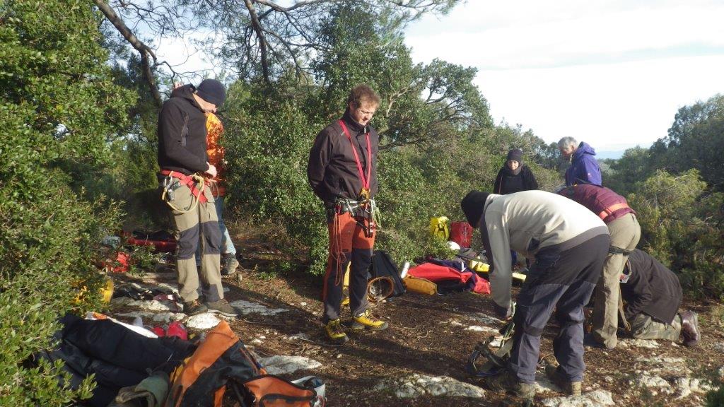 PERF SPELEO EN FALAISE ST BAUME 2020