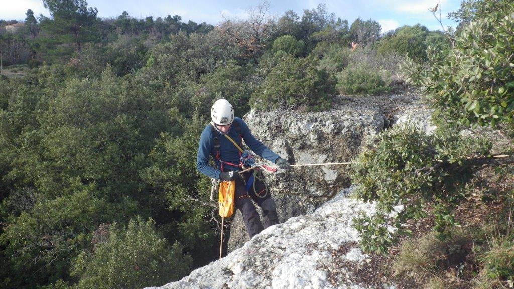 PERF SPELEO EN FALAISE ST BAUME 2020