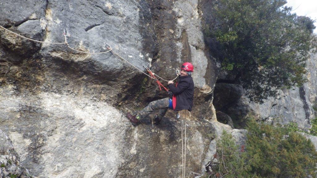 PERF SPELEO EN FALAISE ST BAUME 2020