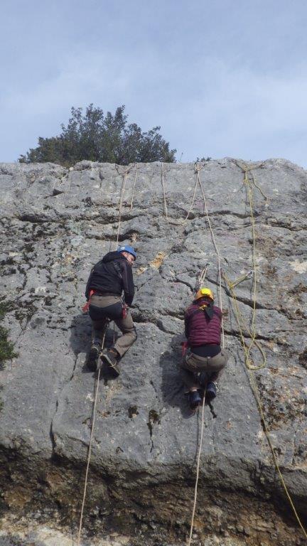 PERF SPELEO EN FALAISE ST BAUME 2020