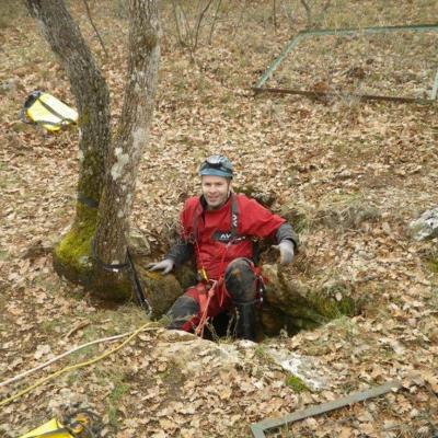 initiations aux  gouffres des 4 chênes st Baume