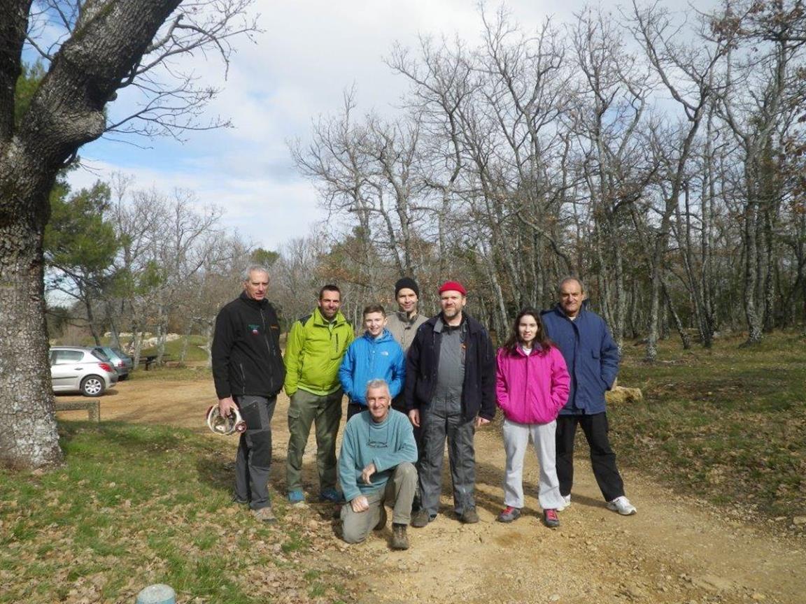 initiations aux  gouffres des 4 chênes st Baume