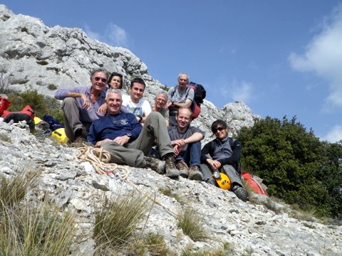 Sortie topo au gouffre de la Bataille st Victoire