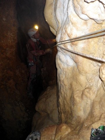 Sortie topo au gouffre de la Bataille st Victoire