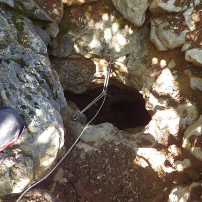  Gouffre l'eau delà du lac à la galerie du cheval de noûte